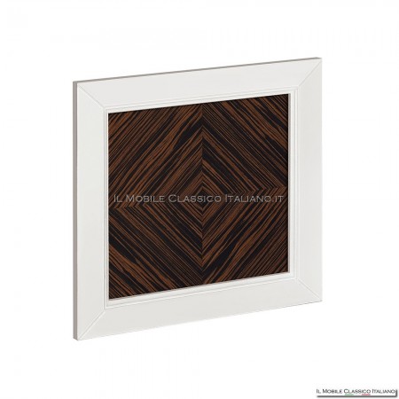 Porta Ebano intarsio a rombo