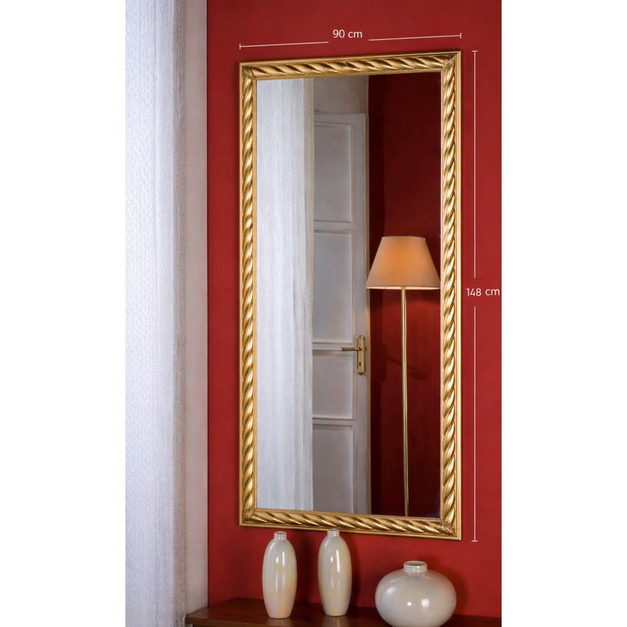 Specchio foglia oro brillante Specchio foglia oro brillante