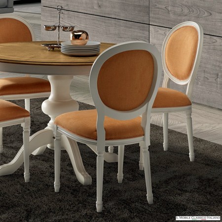 Sedie imbottite classiche da sala