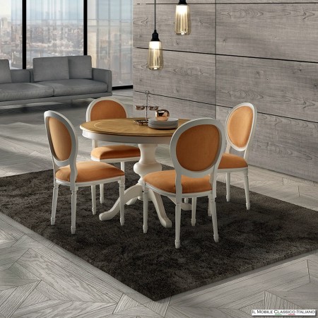 Sedie imbottite classiche da sala