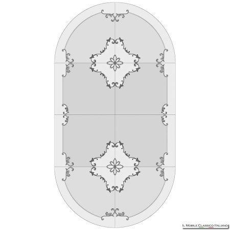 Tavolo rotondo allungabile sala da pranzo