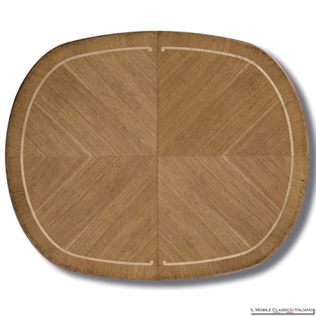 Tavolo moderno bianco e legno