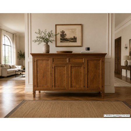 Croyance de style Empire 200 cm avec inlays décoratifs