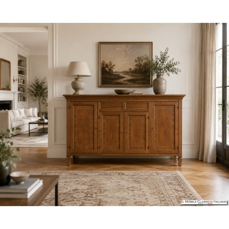 Empire-Stil-Glaube 200 cm mit dekorativen Inlays