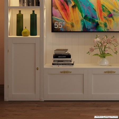 Libreria in legno classica