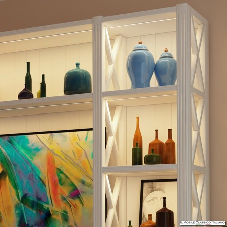 Libreria in legno classica