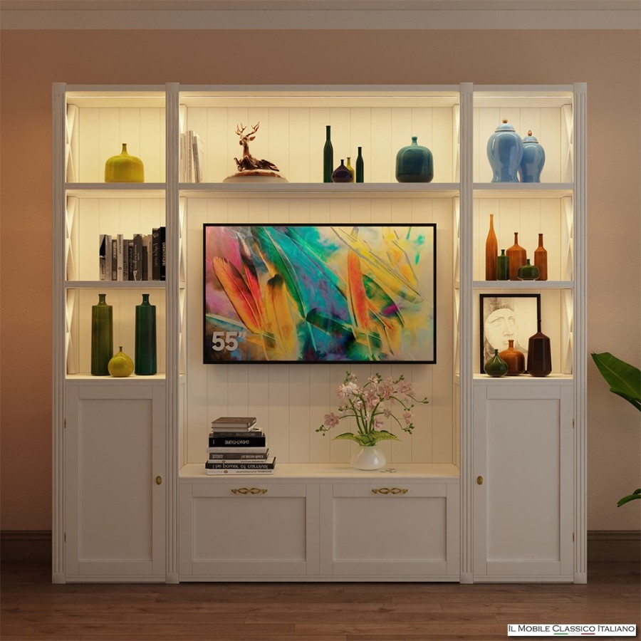 Libreria in legno classica