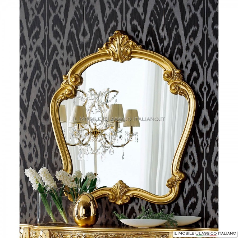 Shaped baroque mirror Shaped baroque mirror