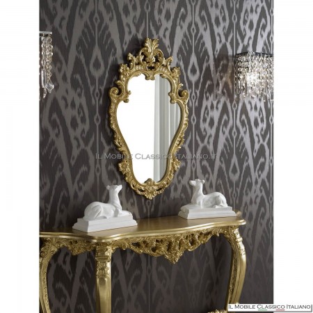 small baroque mirror