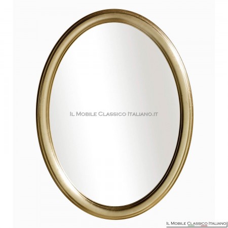 Oval mirror for bathroom or bedroom