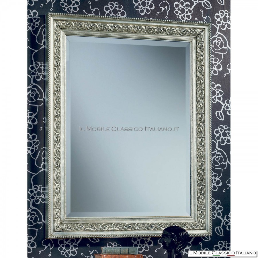 Classic wooden mirror