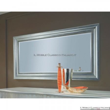 Specchiera specchio barocco rettangolare cornice intagliata cod. 1140