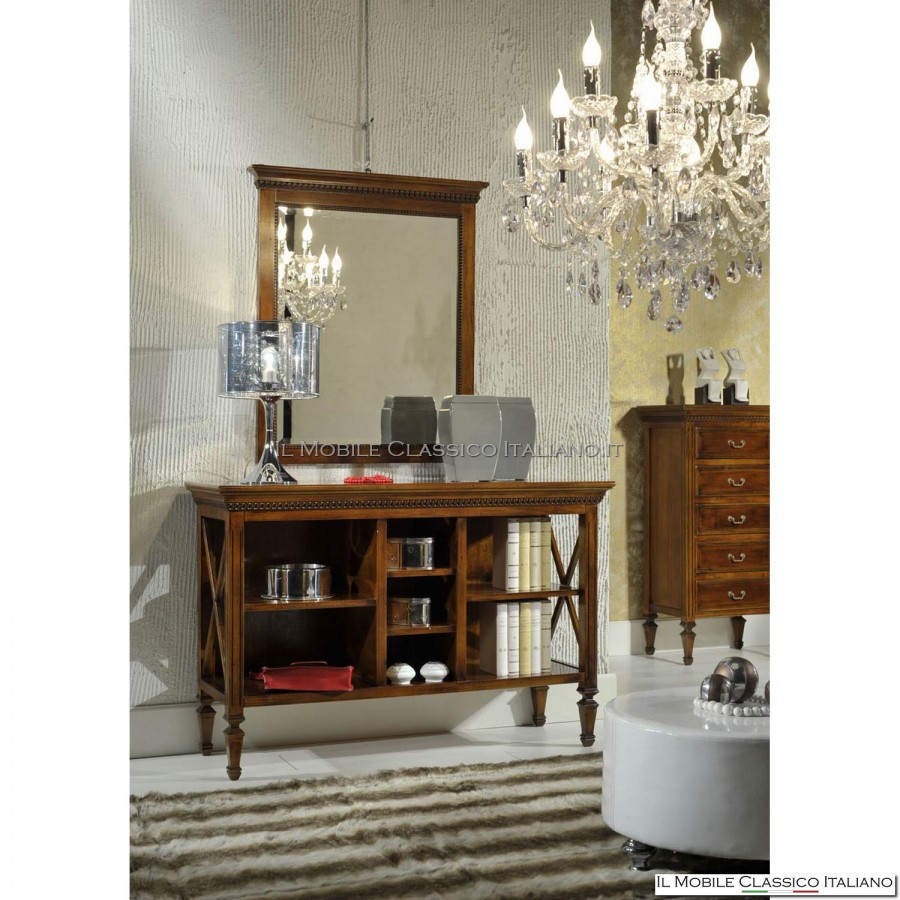 espejo de madera clásico