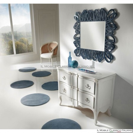 Shaped dresser with 2 drawers cod. 727T