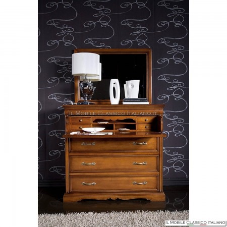 Chest of drawers with 5 drawers with flap S1501
