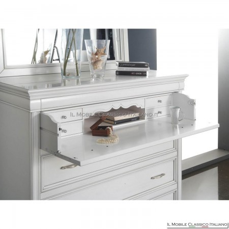 Chest of drawers with 5 drawers with flap S1501