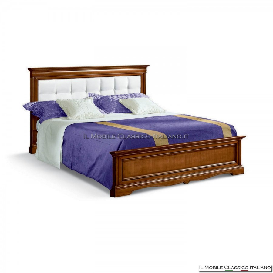 Doppelbett mit gepolsterter Kopfteilverkleidung und S1504 / G-2 Bettrahmen Doppelbett mit gepolsterter Kopfteilverkleidung und S1504 / G-2 Bettrahmen