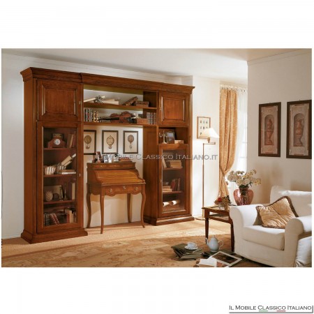 Bookcase, smooth equipped wall 0782 / C