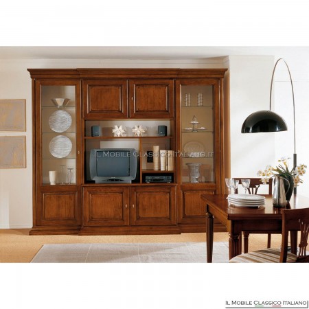 Equipped wall, bookcase, TV stand 0732 / B