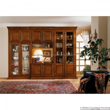 Ausgestattete Wand, Bücherregal, TV-Ständer 0781 / A