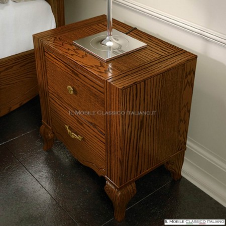 Table de chevet avec 2 tiroirs art. 4646