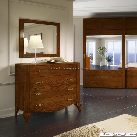 Commode 4 tiroirs lisse art. 4640