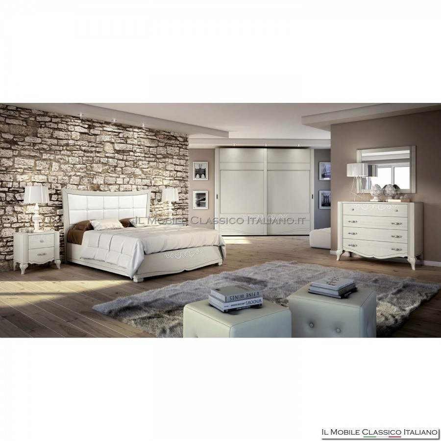 Kleiderschrank mit 2 Holzschiebetüren mit Dekorationskunst. 4635/240