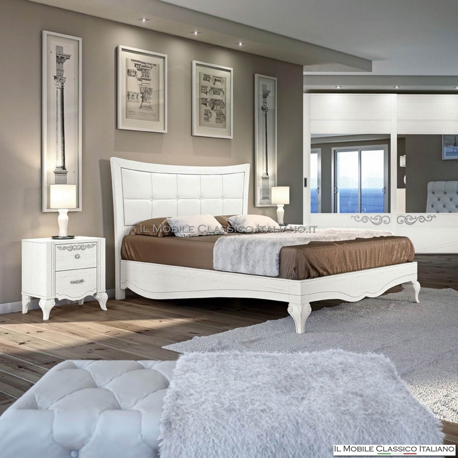 Padded shaped bed art. 4601/160