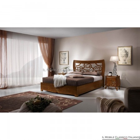 Cama perfilada con rejilla y somier art. 4587/160