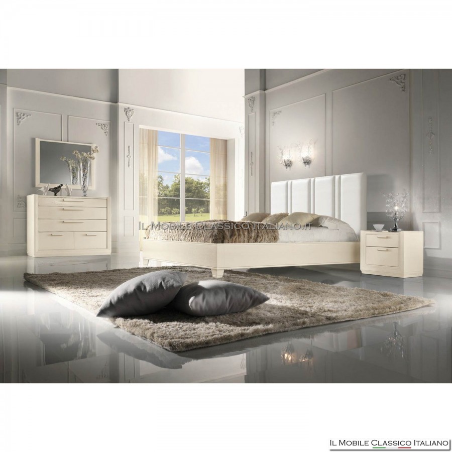 Table de chevet à 2 tiroirs en frêne art. 4265