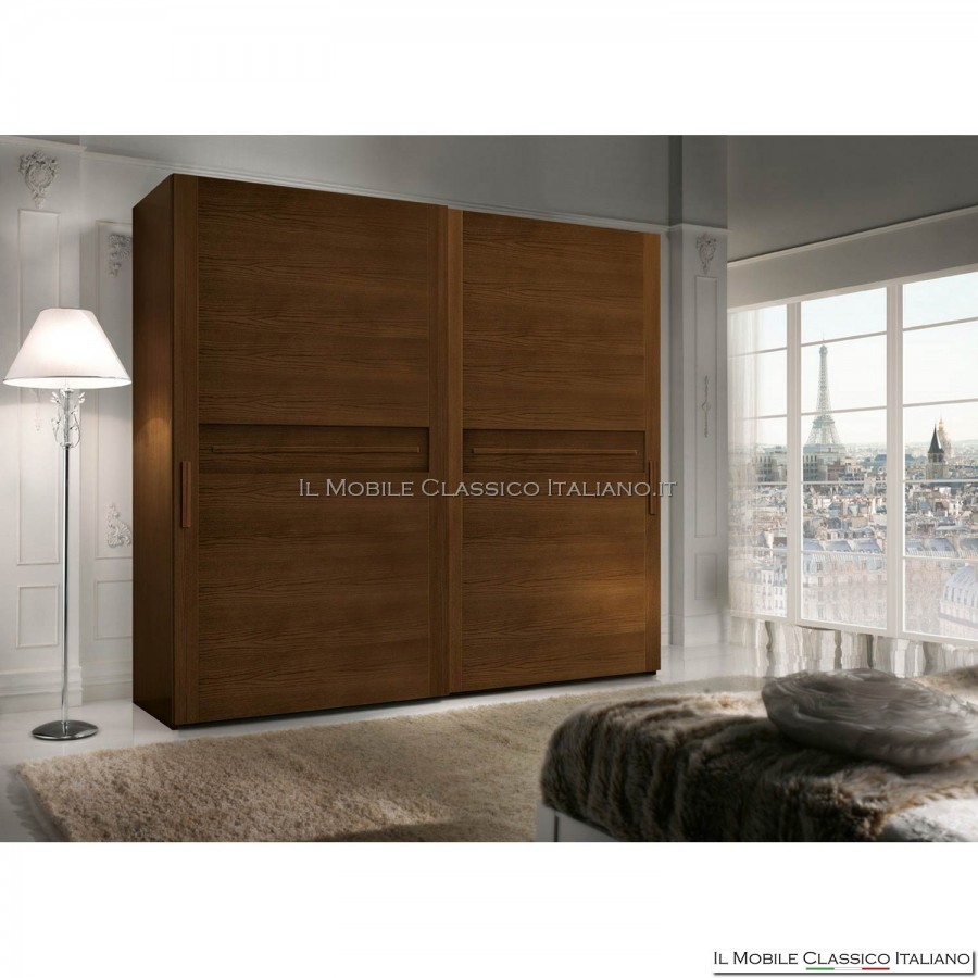 Armadio, guardaroba con 2 ante scorrevoli in legno art. 4259/280 Armadio, guardaroba con 2 ante scorrevoli in legno art. 4259/280