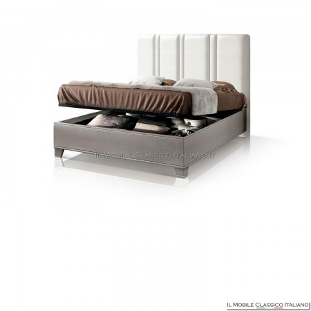 Upholstered bed with bed frame art. 4247/160