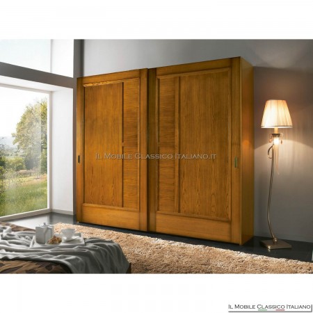 Kleiderschrank, Kleiderschrank mit 2 Schiebetüren Art. 4071/280