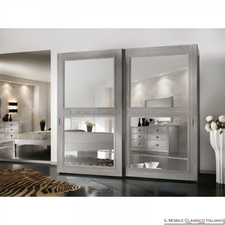 Armadio, guardaroba con 2 ante scorrevoli art. 4047/240