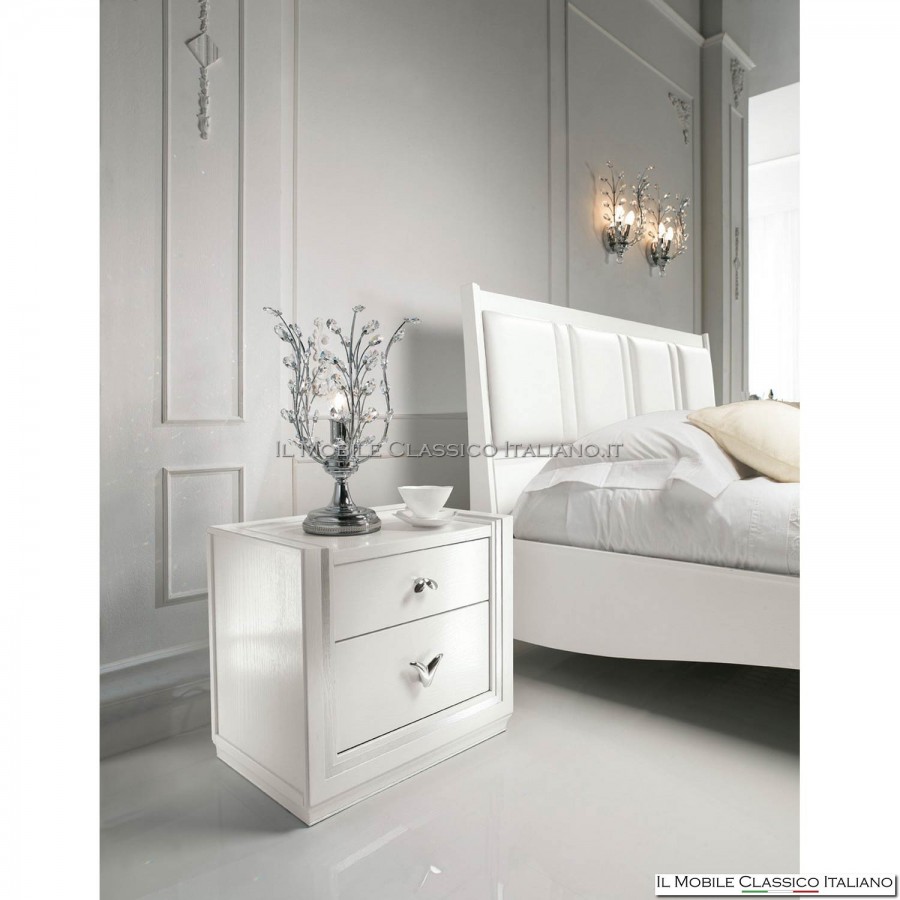 Nachttisch mit 2 Schubladen aus Esche art. 4020