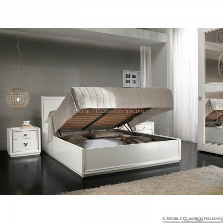 Comodino 2 cassetti in frassino art. 4020