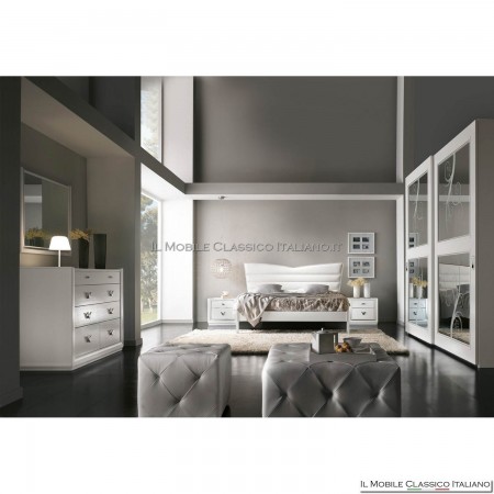 Comodino 2 cassetti in frassino art. 4020