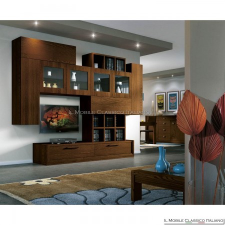 Equipped wall, tv stand, lcd, plasma, living room art. 4221