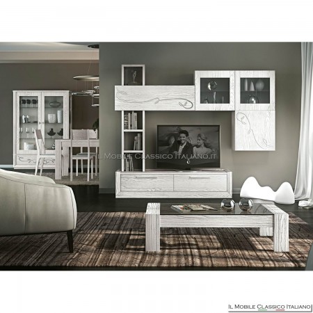 Equipped wall, tv stand, lcd, plasma, living room art. 4218