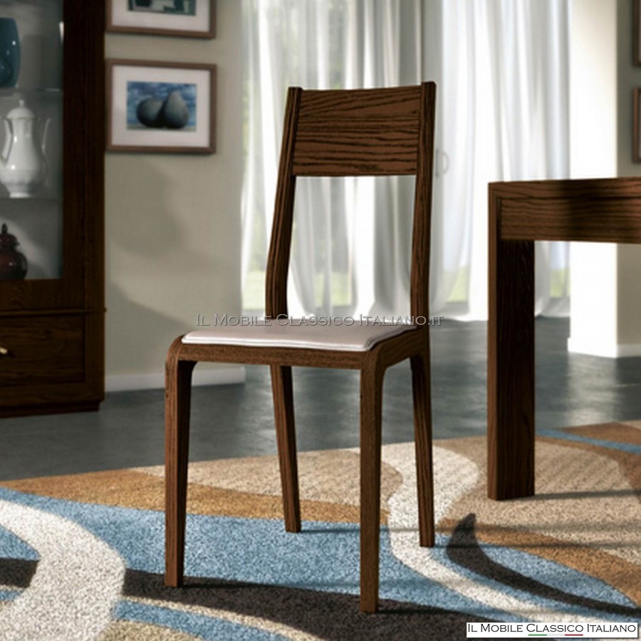 Chaise, chaise avec assise rembourrée art. 4208