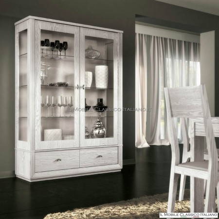 Argentiera, showcase 2 doors 2 drawers art. 4205