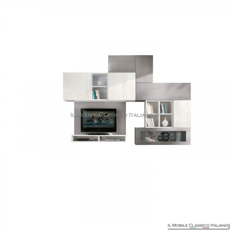 Equipped wall, tv stand, lcd, plasma, living room art. 4017