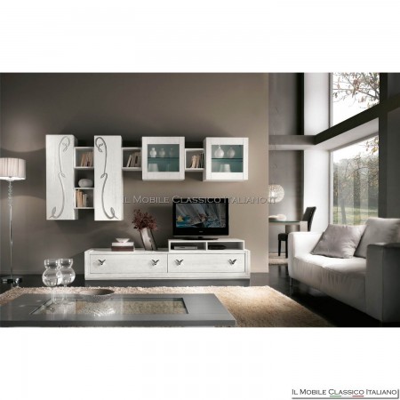 Equipped wall, tv stand, lcd, plasma, living room art. 4015