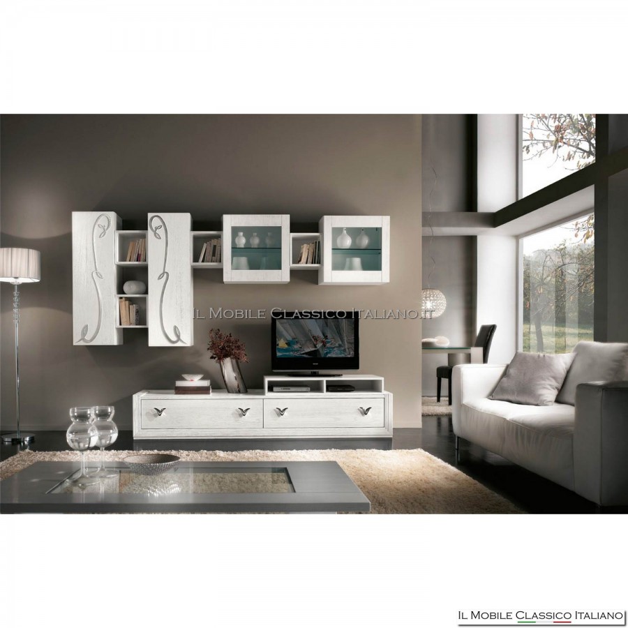 Parete attrezzata, porta tv, lcd, plasma, soggiorno art. 4015