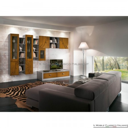 Mur équipé, meuble tv, lcd, plasma, salon art. 4013/M