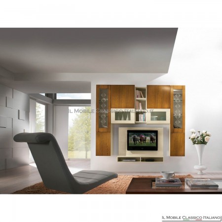 Equipped wall, tv stand, lcd, plasma, living room art. 4012