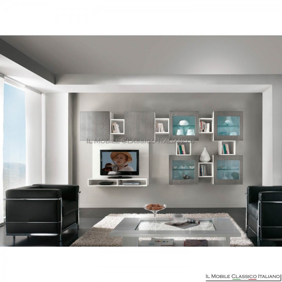 parete attrezzata elegante