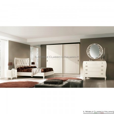 Letto sagomato imbottito capiton art. 4133/160