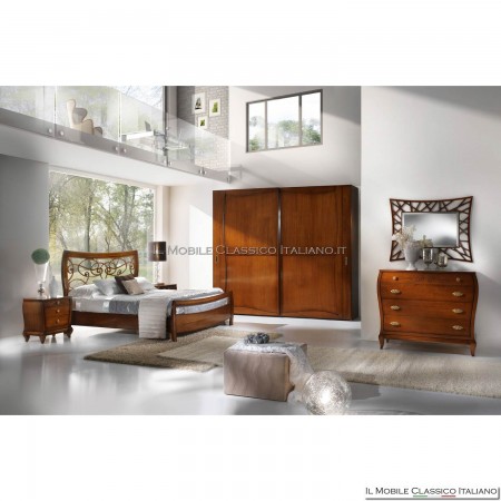 Lit en forme avec grille art. 4106/160