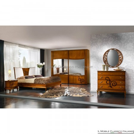 Letto sagomato imbottito art. 4101/CN/160